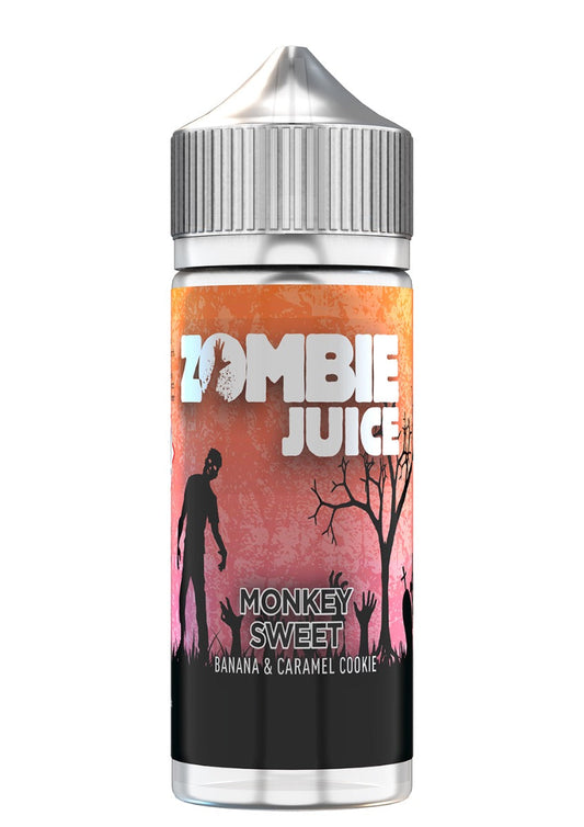 Monkey's Sweet 100ml Shortfill E-Liquid by Zombie Juice