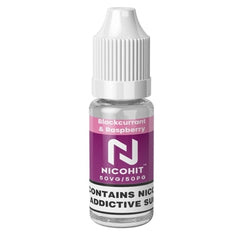 Blackcurrant & Raspberry (Cheeky-V) 10ml E-Liquid by Nicohit