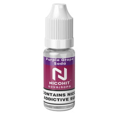 Purple Grape Soda 10ml E-Liquid by Nicohit