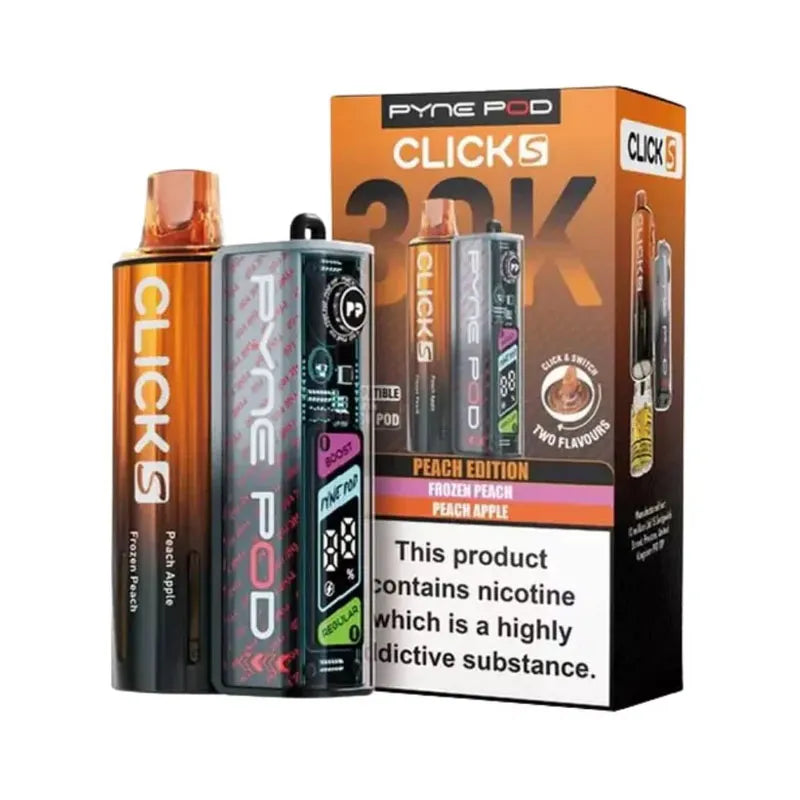 Pyne Pod Click S 30K Prefilled Pod Kit - Peach Edition 
