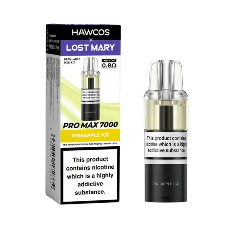 Pineapple Ice Hawcos X Lost Mary Pro Max 7000 Prefilled Pod