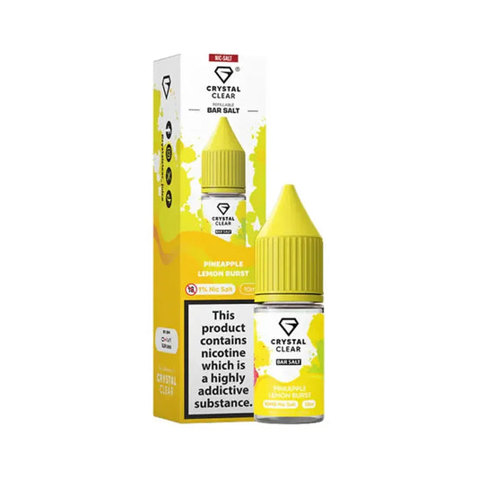 Pineapple Lemon Burst Nic Salt E-Liquid by Crystal Clear Bar Salts