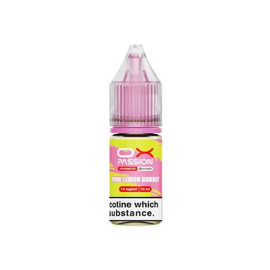 Pink Lemon Nic Salt E-Liquid by Oxva Ox Passion