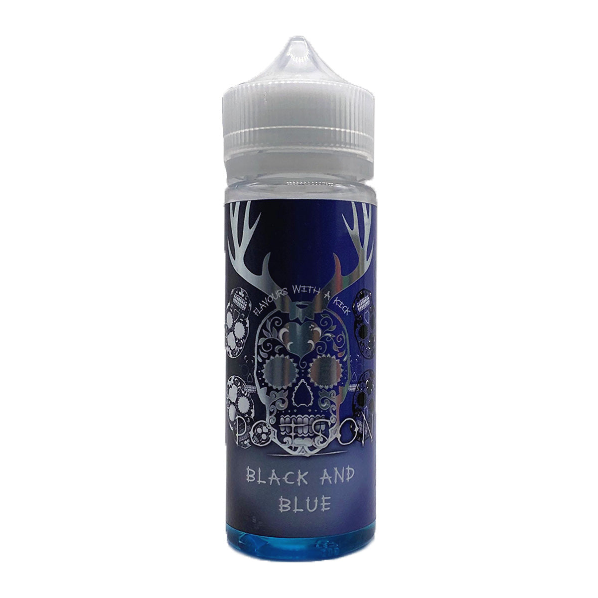 Black & Blue 100ml Shortfill E-Liquid by Poison