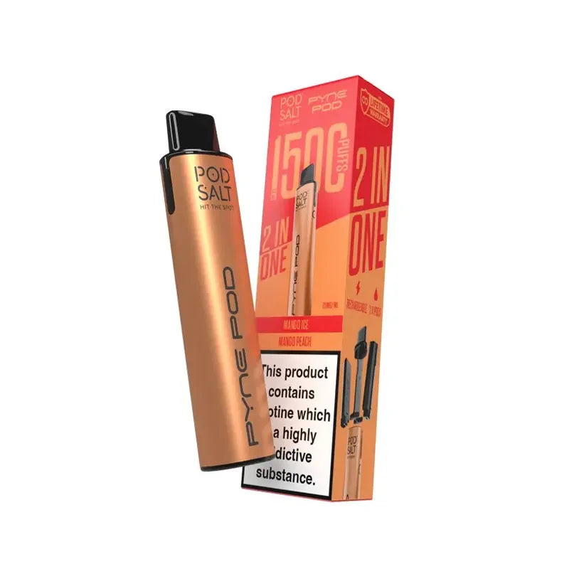 Pyne Pod 2 in 1 Pod Salt Edition Prefilled Pod Kit - Mango Edition
