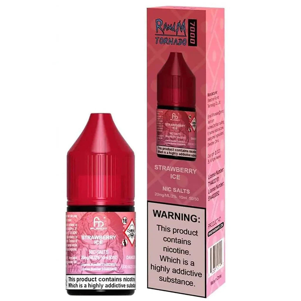 Strawberry Ice Nic Salt E-Liquid by RandM 7000