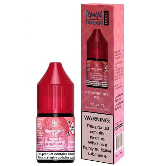Strawberry Ice Nic Salt E-Liquid by RandM 7000