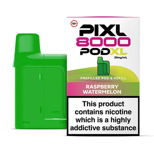 Raspberry Watermelon Pixl 8000 Prefilled Pod