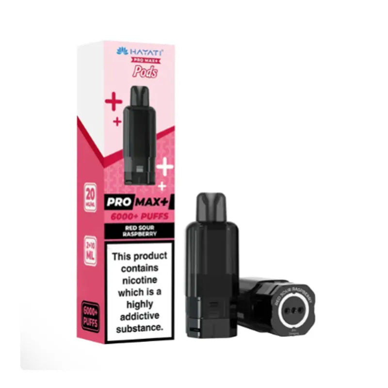 Red Sour Raspberry Hayati Pro Max Plus 6000 Prefilled Pod