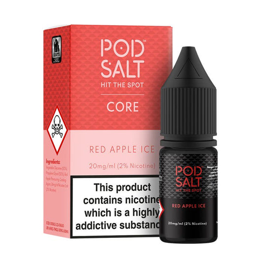 Red Apple Ice Nic Salt E-Liquid by Pod Salt Core