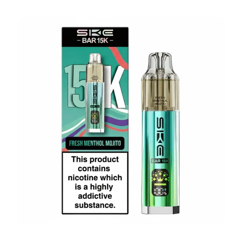 SKE Bar 15K Prefilled Pod Kit - Fresh Menthol Mojito 