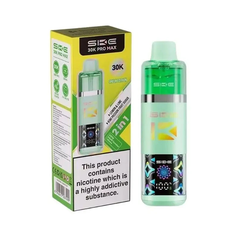 SKE Crystal 30K Pro Max Prefilled Pod Kit - Green Edition 