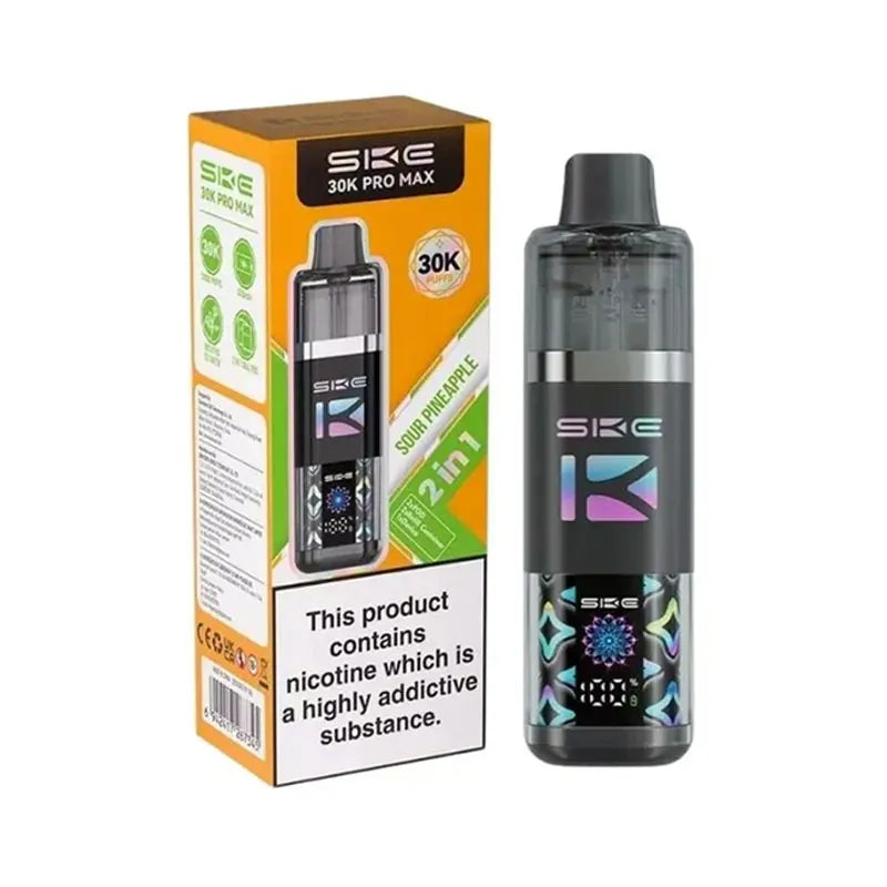 SKE Crystal 30K Pro Max Prefilled Pod Kit - Sour Apple 