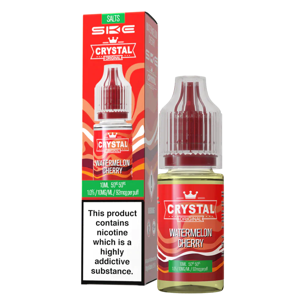 Watermelon Cherry Nic Salt E-Liquid by SKE Crystal Original