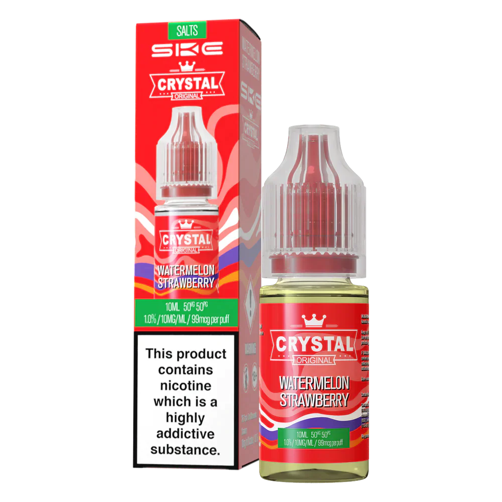 Watermelon Strawberry Nic Salt E-Liquid by SKE Crystal Original