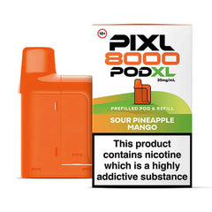 Sour Pineapple Mango Pixl 8000 Prefilled Pod
