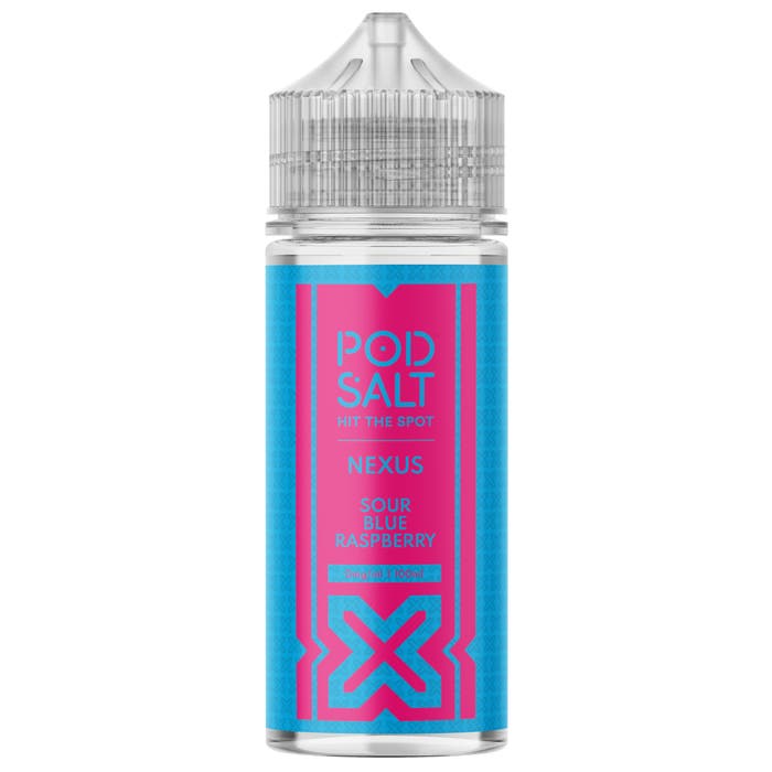 Sour Blue Raspberry 100ml Shortfill E-Liquid by Pod Salt Nexus