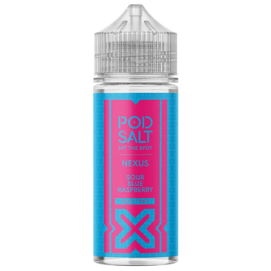 Sour Blue Raspberry 100ml Shortfill E-Liquid by Pod Salt Nexus