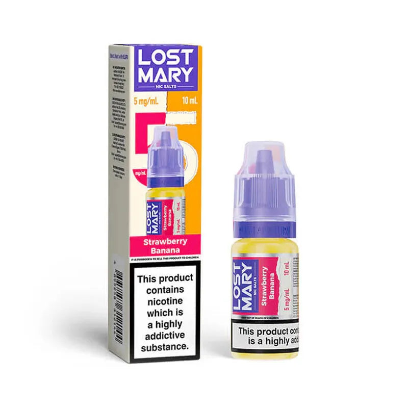 Strawberry Banana Nic Salt E-Liquid by Lost Mary