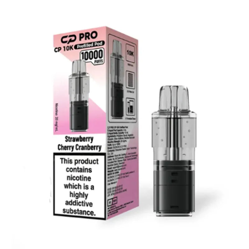 Strawberry Cherry Cranberry Crystal Pro CP 10K Prefilled Pod