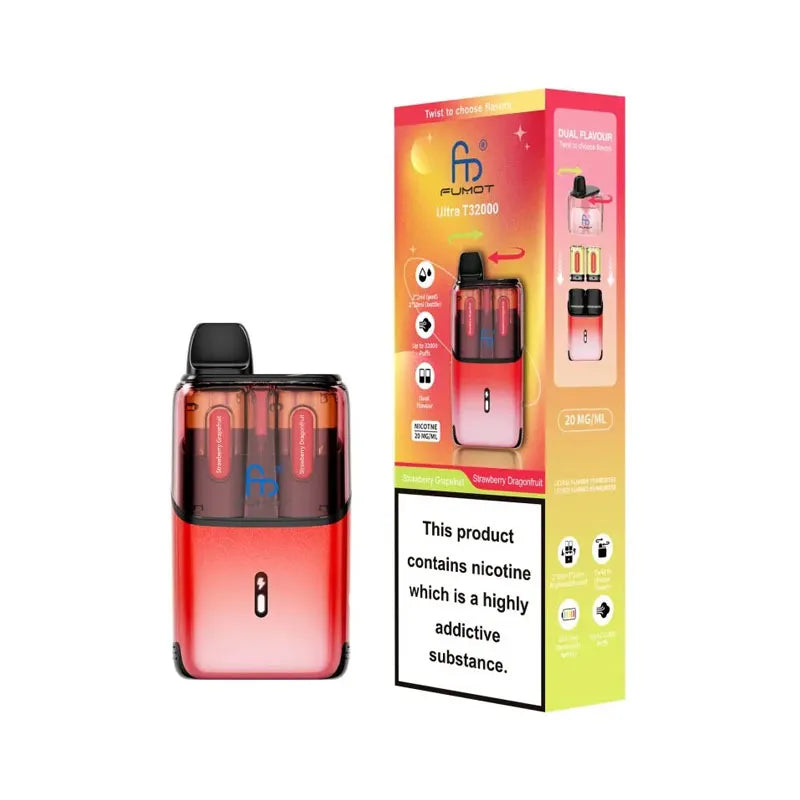 RandM Fumot Ultra T32000 Prefilled Pod Kit - Strawberry Grape Fruit 