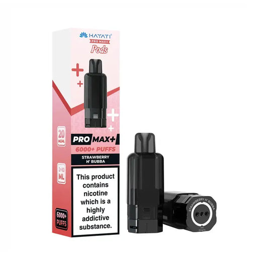 Strawberry H'Bubba Hayati Pro Max Plus 6000 Prefilled Pod