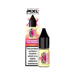Strawberry Ice Cream Nic Salt E-Liquid by Pixl 