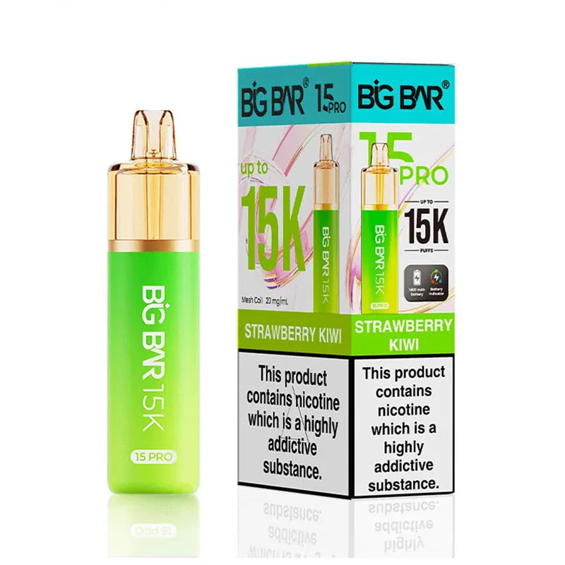 Big Bar 15K Pro Prefilled Pod Kit - Strawberry Kiwi 