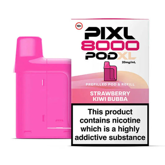 Strawberry Kiwi Bubba Pixl 8000 Prefilled Pod