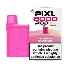 Strawberry Kiwi Bubba Pixl 8000 Prefilled Pod