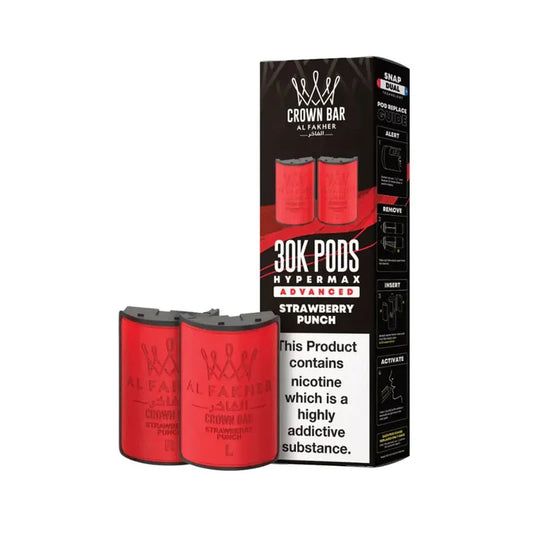 Strawberry Punch Al Fakher 30K Hypermax Prefilled Pod