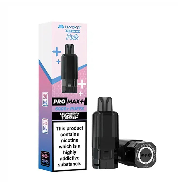 Strawberry Raspberry Blueberry Hayati Pro Max Plus 6000 Prefilled Pod
