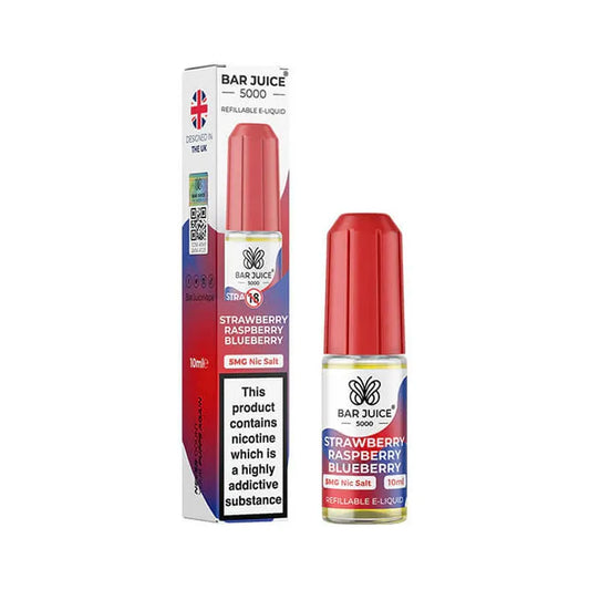 Strawberry Raspberry Blueberry Nic Salt E-Liquid by Bar Juice 5000