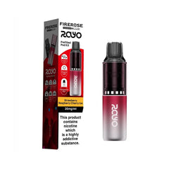 Firerose Rayo 600 Prefilled Pod Kit - Strawberry Raspberry Peach Ice 