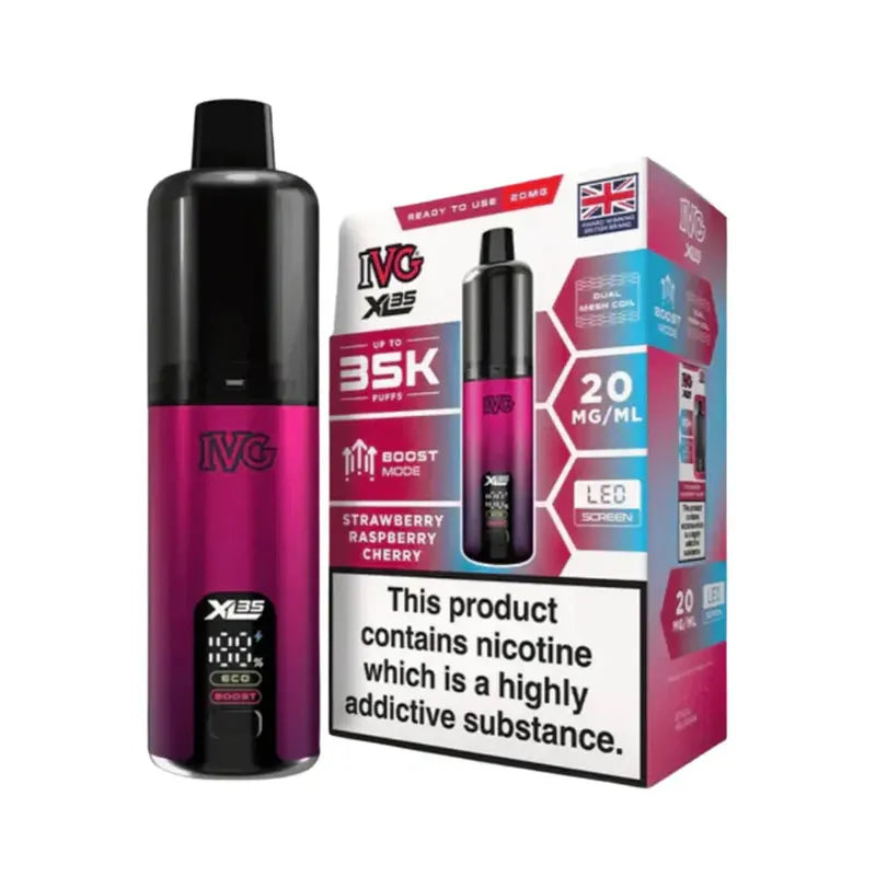 IVG XL 35K Prefilled Pod Kit - Strawberry Raspberry Cherry 