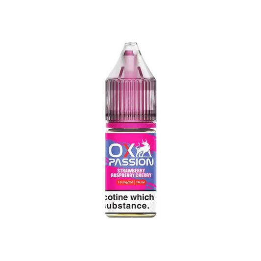 Strawberry Raspberry Cherry Nic Salt E-Liquid by Oxva Ox Passion