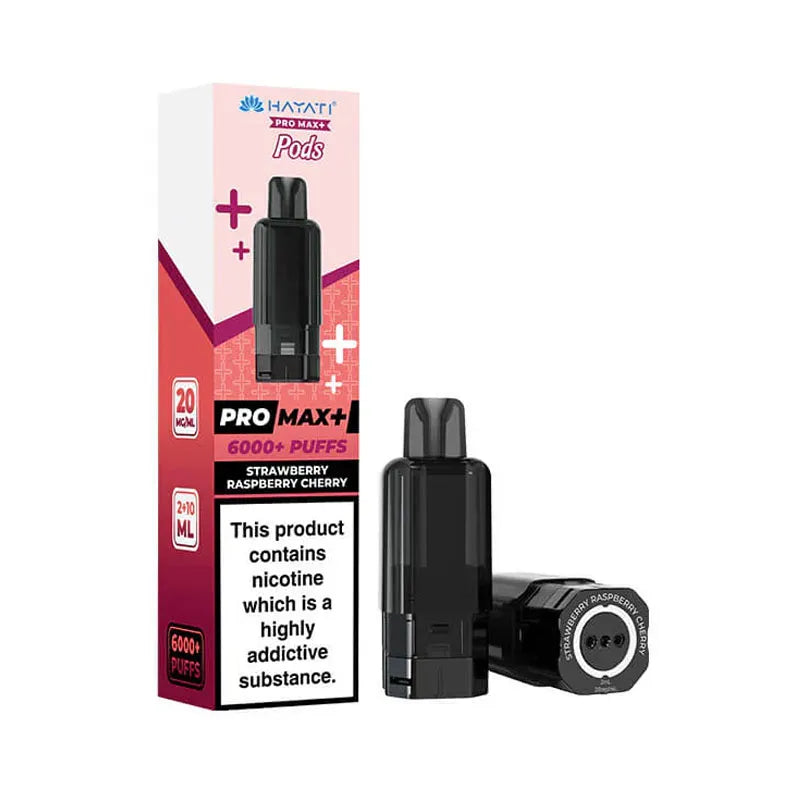 Strawberry Raspberry Cherry Hayati Pro Max Plus 6000 Prefilled Pod