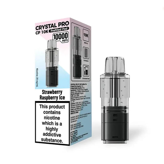 Strawberry Raspberry Ice Crystal Pro CP 10K Prefilled Pod