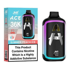 JNR ACE 36K Prefilled Pod Kit - Summer Peach Ice 