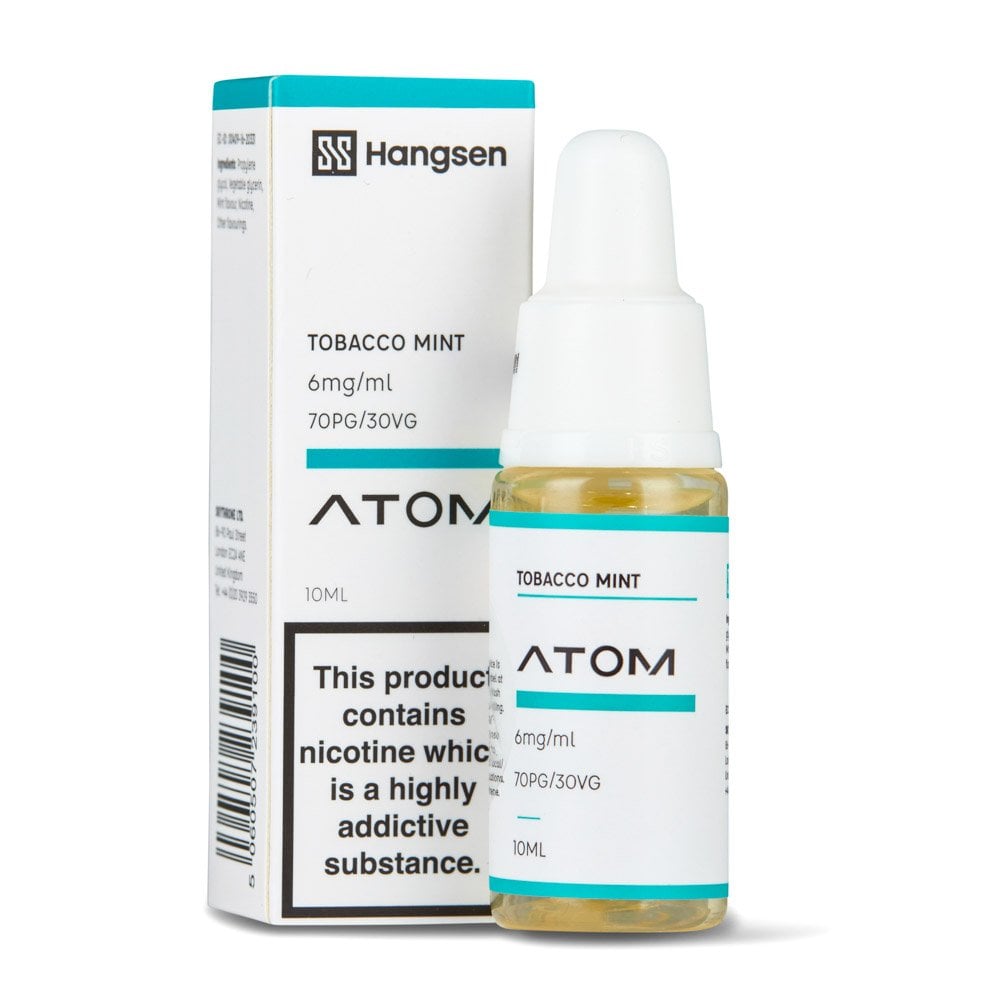 Tobacco Mint 10ml E-Liquid by Hangsen Atom