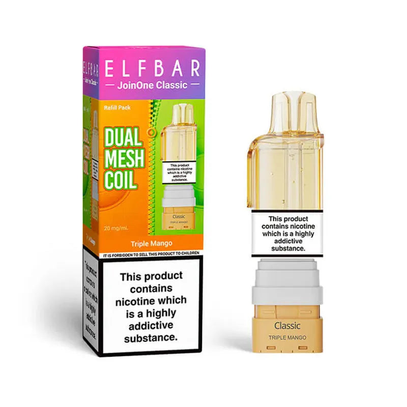 Triple Mango Elf Bar JoinOne15 Classic Prefilled Pod