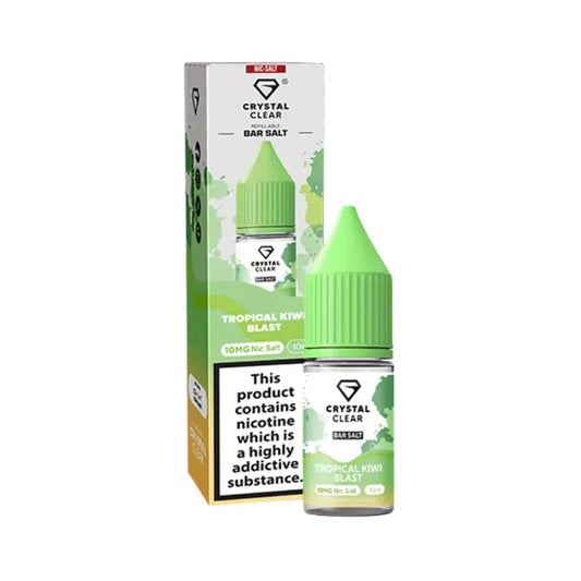 Tropical Kiwi Blast Nic Salt E-Liquid by Crystal Clear Bar Salts