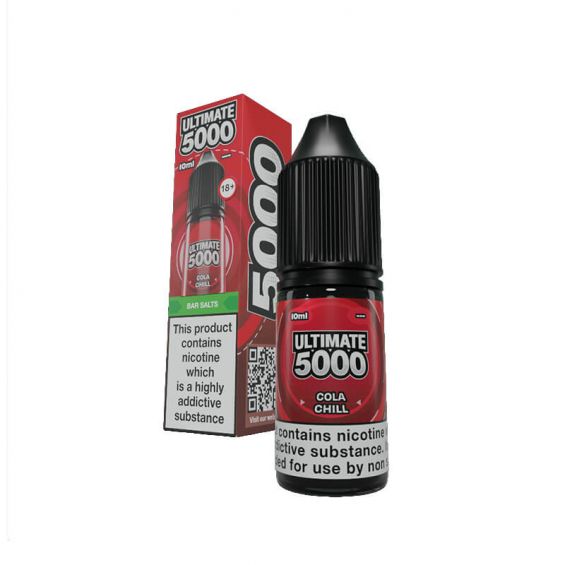 Cola Chill 10ml Nic Salt E-Liquid by Ultimate Bar 5000