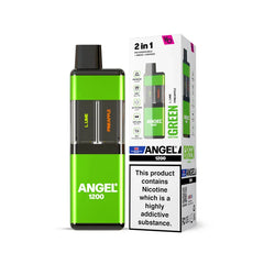 Vapes Bars Angel 1200 Prefilled Pod Kit - Green Edition 
