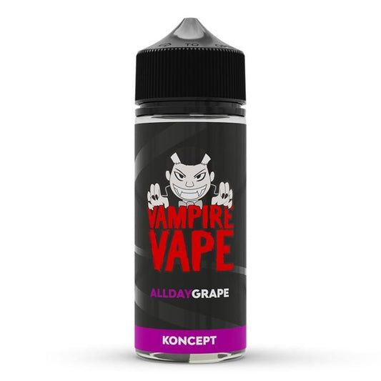 All Day Grape 100ml Shortfill E-Liquid by Vampire Vape Koncept