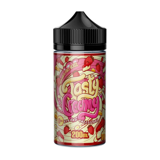 Bloody Cheesecake 200ml Shortfill E-Liquid by Tasty Creamy